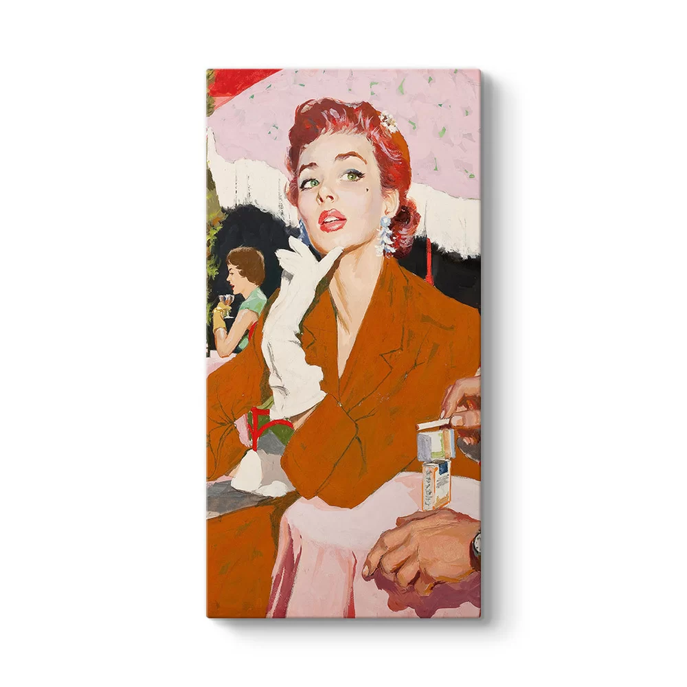 Küpeli Kadın Tablosu - Model 7
